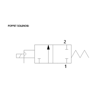 8227A1GA8114AF1 NUMATICS/AVENTICS SOLENOID POPPET VALVE 227 SERIES 2/2 NC 1 1/2" NPT 24VDC, EXT PILOT, DIN PLUG
